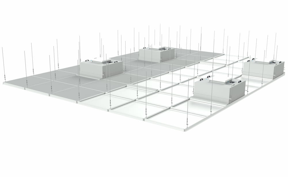 T-Grid Kreuzbandrasterdecke