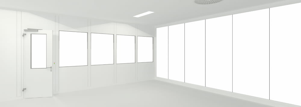 Bi-Wall cleanroom wall